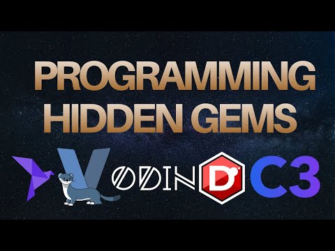 6 Hidden Gem Programming Languages - Not very popular (yet), but still very awesome