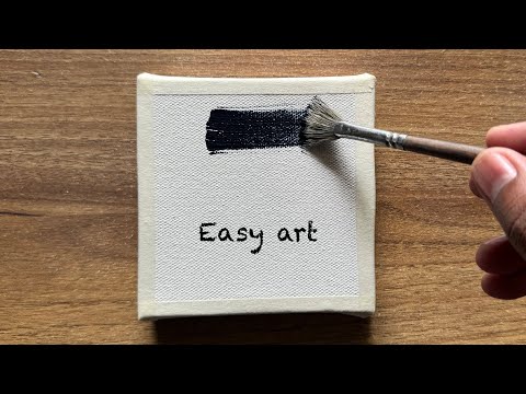 Christmas Tree in a Red Boat acrylic painting