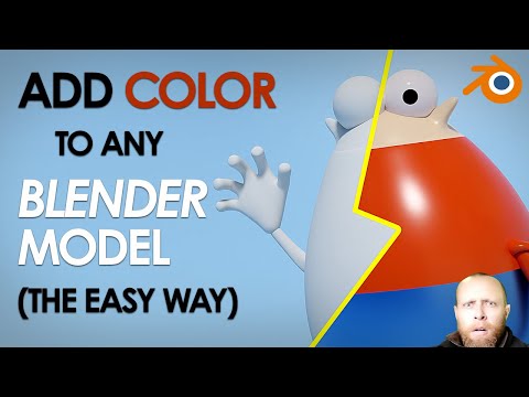 How to Color Models in Blender | Setting Material Beginner Tutorial