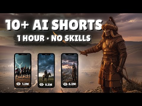 10+ YouTube Shorts in 1 Hour Using FlexClip AI (Faceless YouTube)