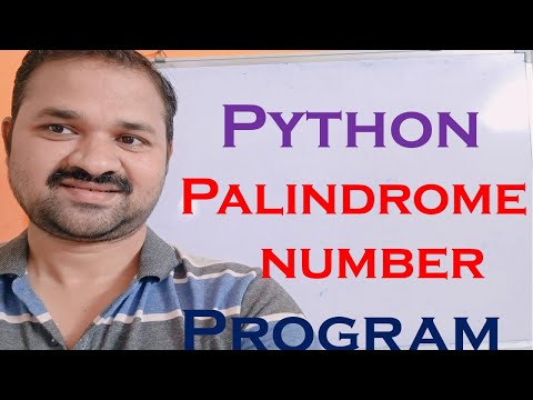 Palindrome Number Program in Python || check  whether given number is palindrome or not||Programming