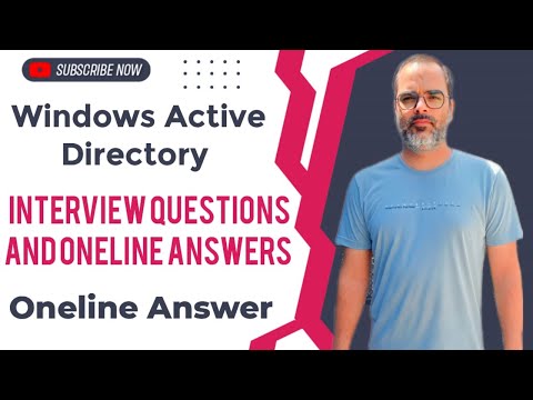 Top 15 Windows Active Directory Interview Questions & One Line Answers – Quick Guide!