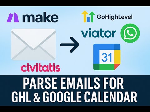Learn how to use Make to parse emails and automate your business with GoHighLevel.