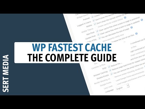 WP Fastest Cache Tutorial 2020 - How To Setup WP Fastest Cache Plugin - WP Fastest Cache