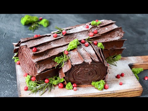 Christmas LOG CAKE ☆ BûChe de Noël
