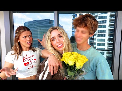 MY SISTER MEETS MY BOYFRIEND!! **she got mad**
