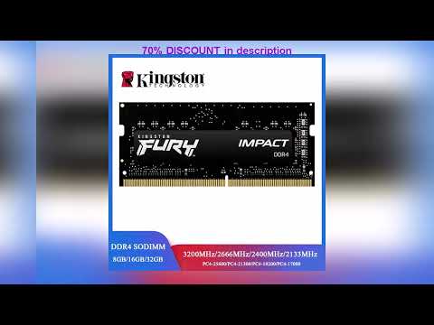 A must-have product! Kingston FURY Impact DDR4 RAM 32 16 8GB 3200MHz 2400 2666MHz SODIMM Memory 26