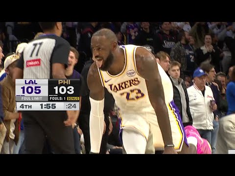 Final 4:39 WILD ENDING 76ers vs Lakers | December 7, 2025