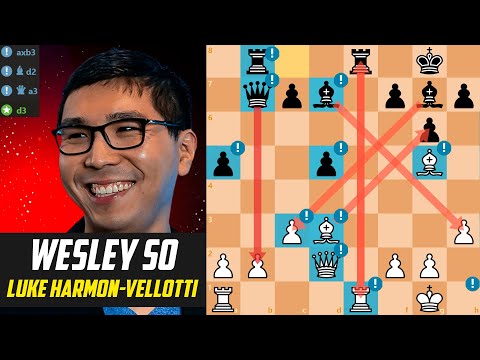 ♟️ Wesley So ROLLS Luke Harmon-Vellotti! [Stockfish 17]