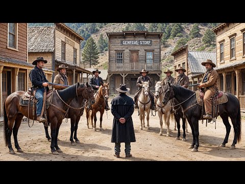 Bandits confront a frail-looking man in a small town, unaware he's a deadly gunslinger
