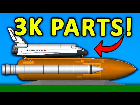 3000 PART BLUEPRINTS in SFS! - Spaceflight Simulator
