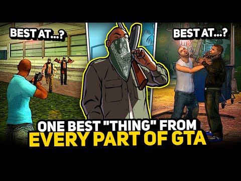 EVOLUTION of "THE BEST THING" in EACH PART OF GTA series from GTA 1 to GTA 5