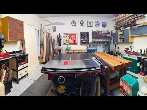 BEST woodworking shop layout and WHY | 2025 Shop Tour