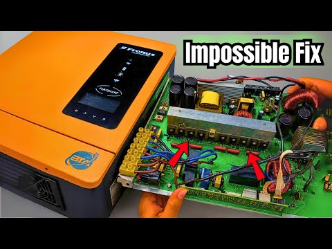 From DEAD to ALIVE – Solar Inverter Repair You Must See!