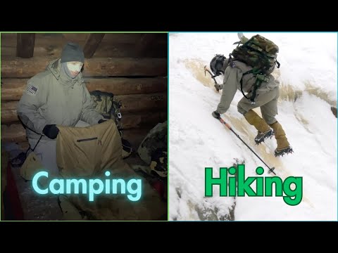 Indoctrinating My Friends | Winter Camping and Hiking with U.S. Military Surplus