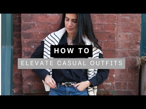 ONE easy change to ELEVATE casual outfits in 2024
