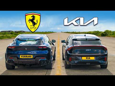 Can I beat a V12 Ferrari in a Kia?