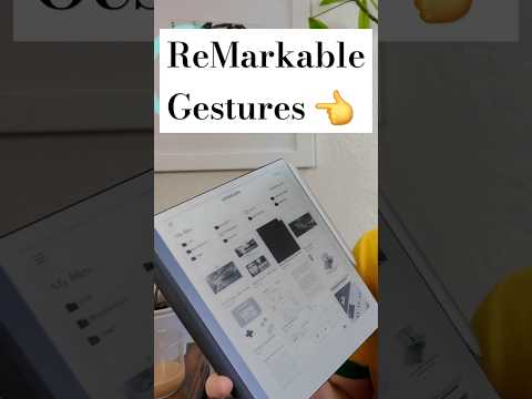 reMarkable gestures you should know 👆