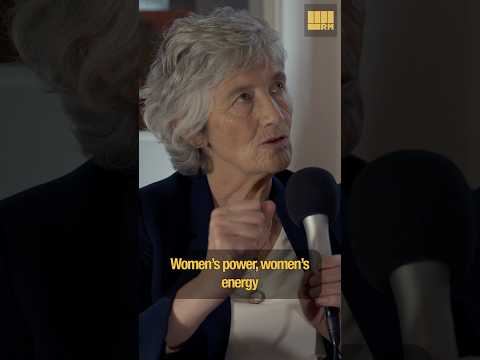 Catherine Connolly speaking about the power of women and the Irish language.