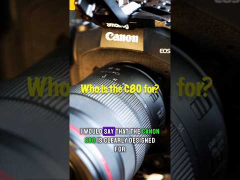 Canon Finally Got It Right with the C80 #cinematography #filmmaking #gear