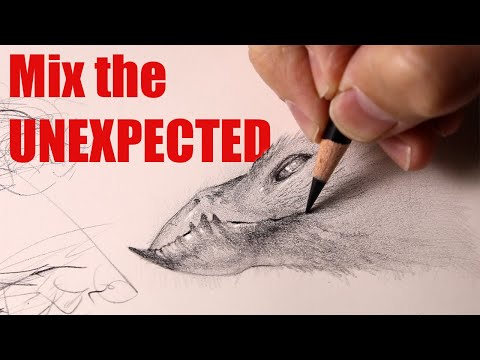 How Simple Sketches Become Detailed Creature Designs