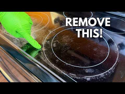 The Best Way to Clean Your Glass Cooktop!