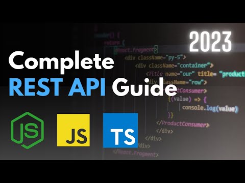 The Complete Guide To Building A REST API With Node, Express, TypeScript & MongoDB + Authentication