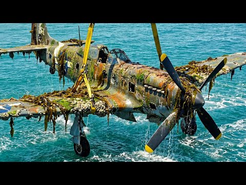 After Decades Beneath the Deep Ocean… The Unbelievable Restoration of a North American P-51 Mustang