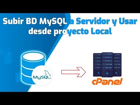 Cómo subir una Base de Datos a un Servidor y Usarla desde Localhost