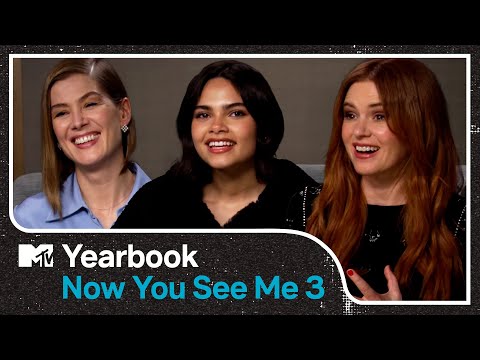 “What’s A Fan Edit?” 😂 The Now You See Me 3 Cast Play MTV Yearbook | MTV Movies