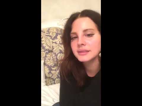 Lana Del Rey - Instagram Live Stream October 20th