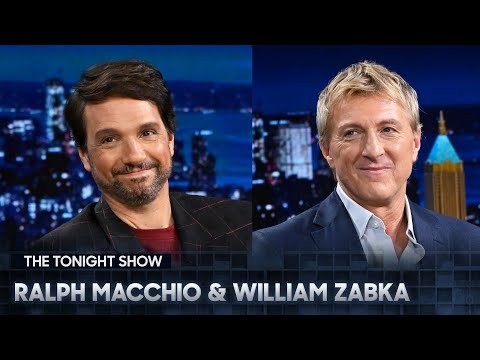 Ralph Macchio Talks Cobra Kai Season Ending, William Zabka Teaches Jimmy Karate Moves | Tonight Show