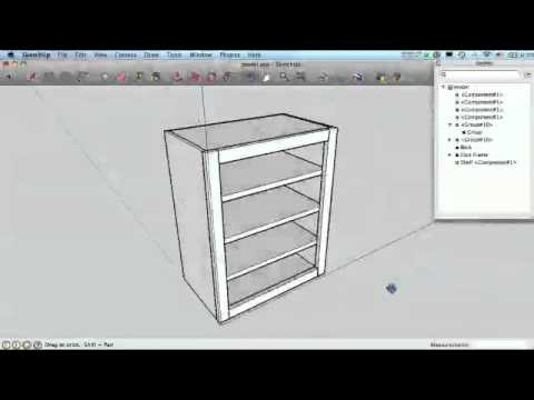 Sketchup for Woodworkers - Curves, Moulding and the Outliner