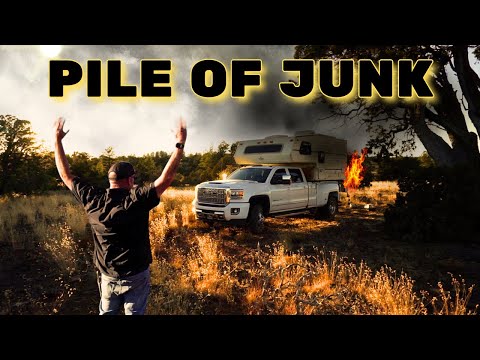 IT WAS NICE WHILE IT LASTED!! - Living In An Old Truck Camper