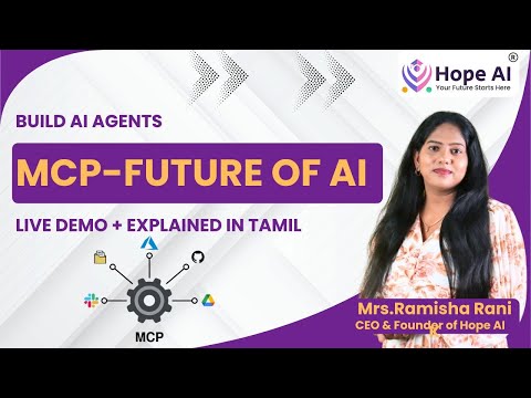 Model Context Protocol MCP Explained in Tamil with Demo – The Secret Behind Smarter AI Agents
