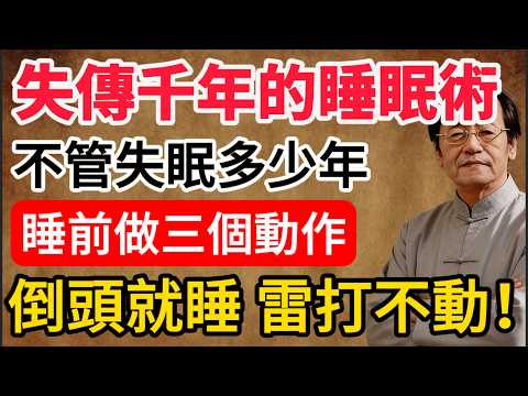 倪海廈:失傳千年的睡眠秘術首次公開!睡前做這三個動作,不管失眠多少年,今晚到頭就睡著,一覺到天亮!#中醫養生 #經絡養生 #倪海廈 #手部穴位按摩 #睡眠 #養生秘訣 #穴位按摩