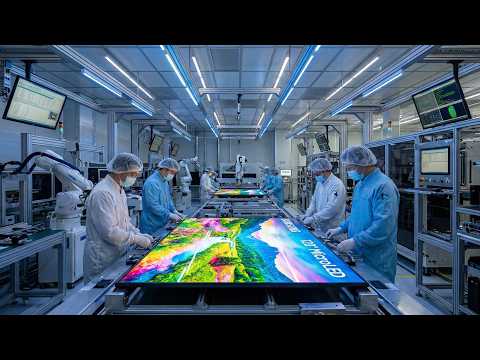 Inside Samsung’s 120-Inch MicroLED TV Factory – How Giant Luxury Screens Are Built Using $15B