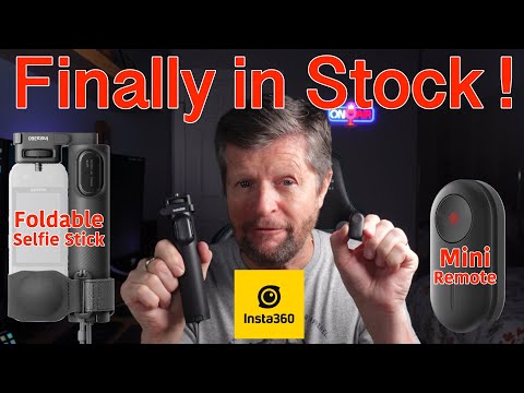 New Insta360 Accessories: Folding Selfie Stick and Mini Remote