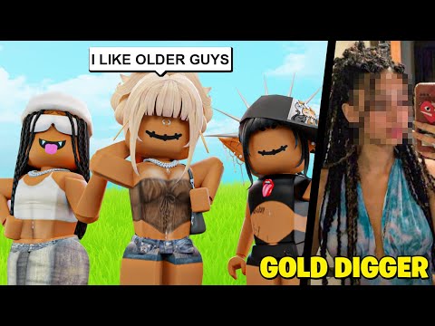 EXPOSING GOLD DIGGER IN ROBLOX 17+ GAMES