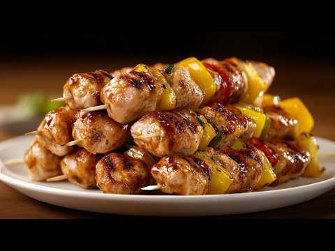 Try Chicken skewers  with pepper this way! You'll be surprised! I cook it every week!