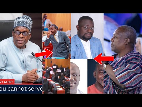 🔥Chaos in parliament as speaker strikes back at minority chant of “no third term Mahama”!Full story😱