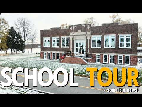 Magical Christmas Decorating in the Schoolhouse: Holiday Tour 🎄