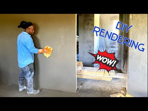 Do it yourself guys a simple way to rendered  walls 🧱 with best results//DIY Plastering/Rendering