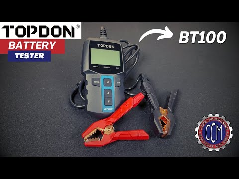 Review Topdon BT100 Battery Tester