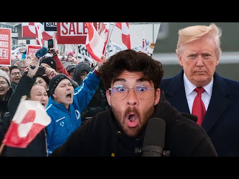 Mass Protests ERUPT In Greenland AGAINST Trump's Invasion | Hasanabi reacts