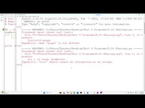 0.10 1D array (MIN/MAX) - Cambridge AS Level Computer Science 9618 (Topic 1.2.1 Homework take up  )