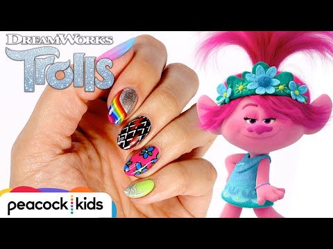 TROLL-ify Your Nails! Nail Art DIY | TROLLS