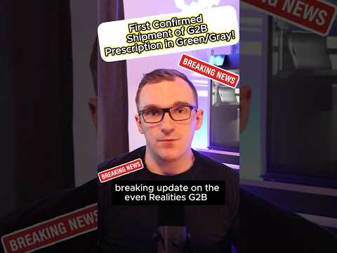 BREAKING: First prescription G2B shipment confirmed!