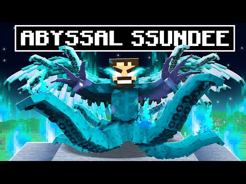 Transforming into Abyssal SSundee in Minecraft