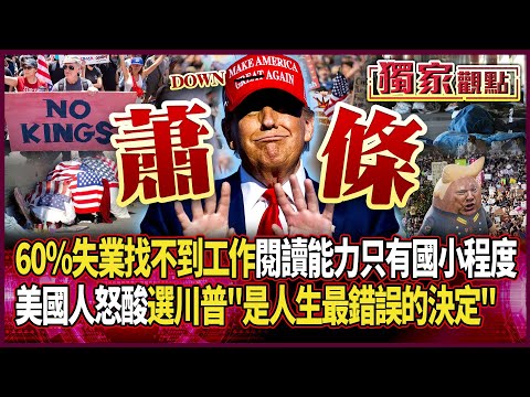 60％美國人「失業找不到工作」閱讀能力只有國小程度！民眾怒酸「根本選錯人」：川普讓「美國再次大蕭條」最厲害 #獨家觀點 #環球大戰線 #寰宇新聞 @globalnewstw